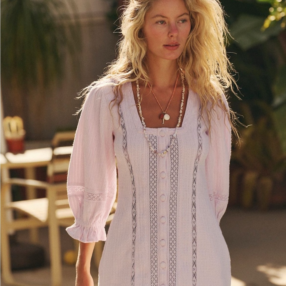 Free People Jules Mini Dress Ballet Slipper